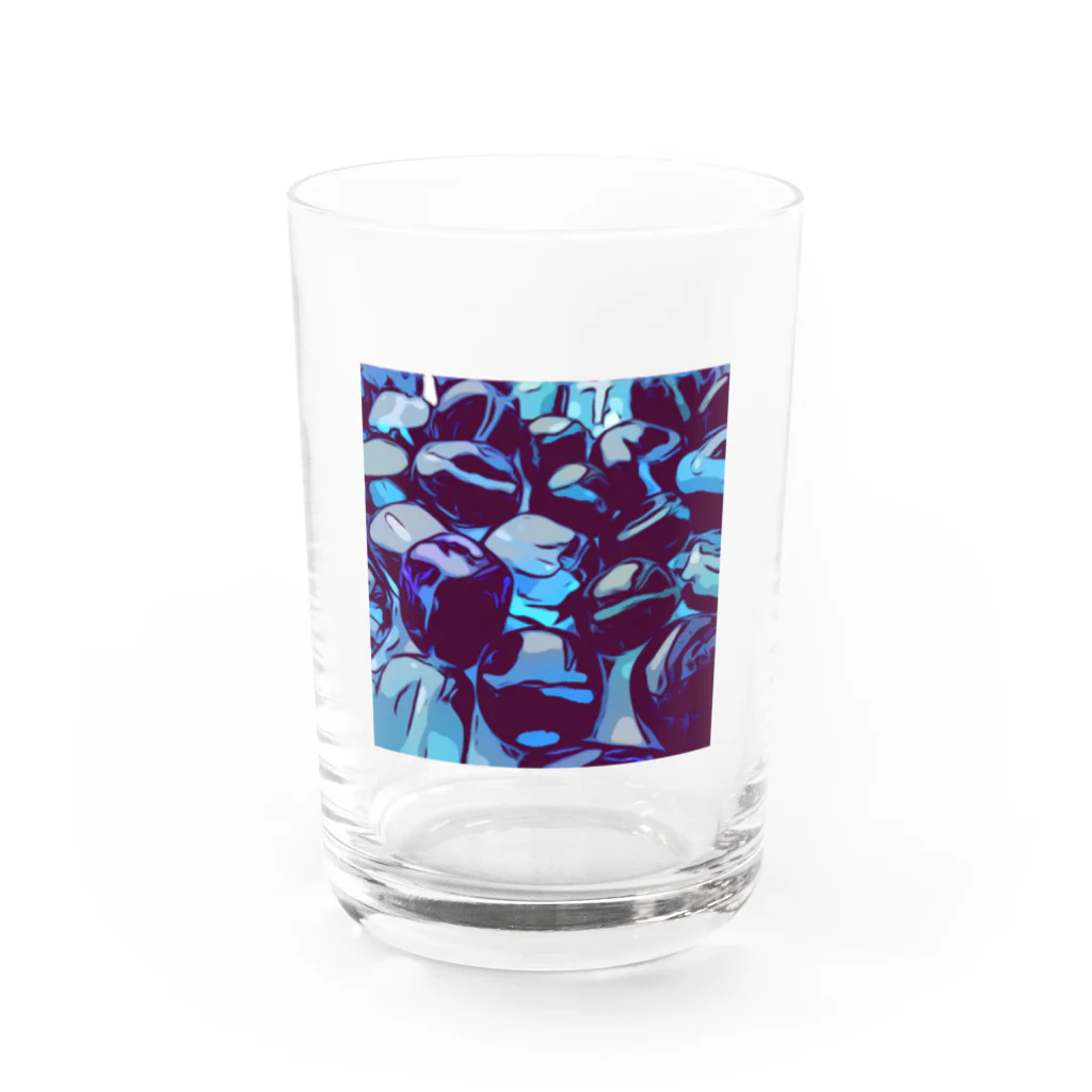 わらしゃんどのガラス玉 Water Glass :front