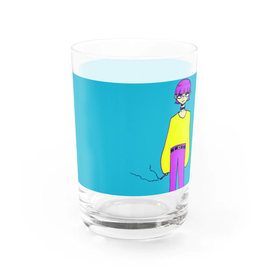 51-86のcolorful Water Glass :front