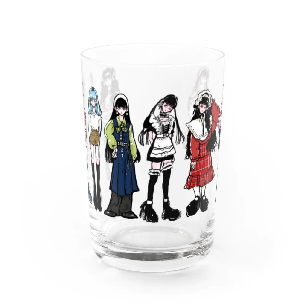 あかりのGALS Water Glass :front