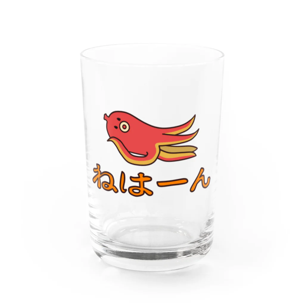 ざっころしょっぷのねはーんたこさん Water Glass :front