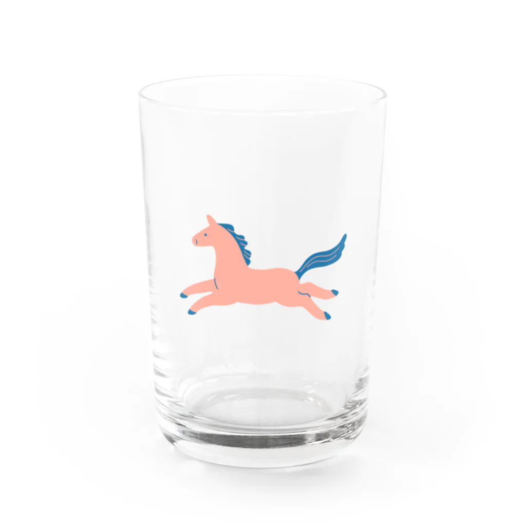 Rera(レラ)のももいろの馬 Water Glass :front