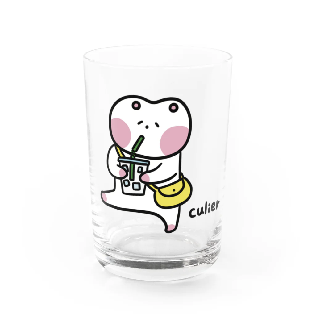 クーリエキャラクター（わ）のクーリエちゃん Water Glass :front