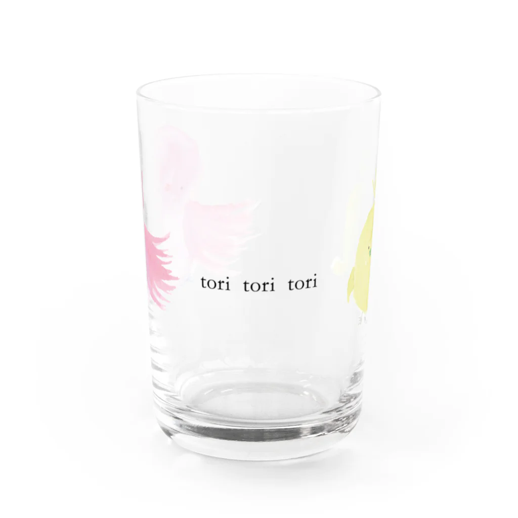 やまぎわさゆりの架空の鳥　ご Water Glass :front