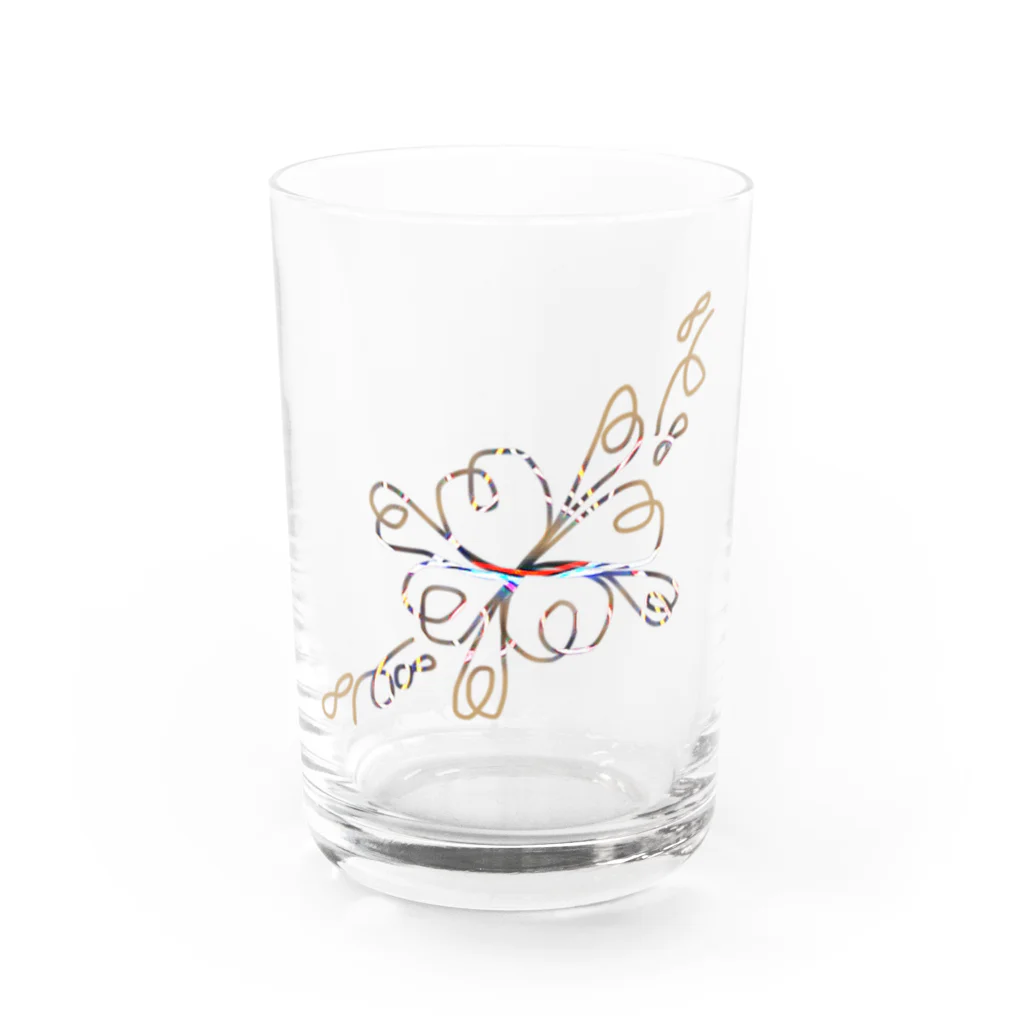 CAY.shioriの花結び Water Glass :front