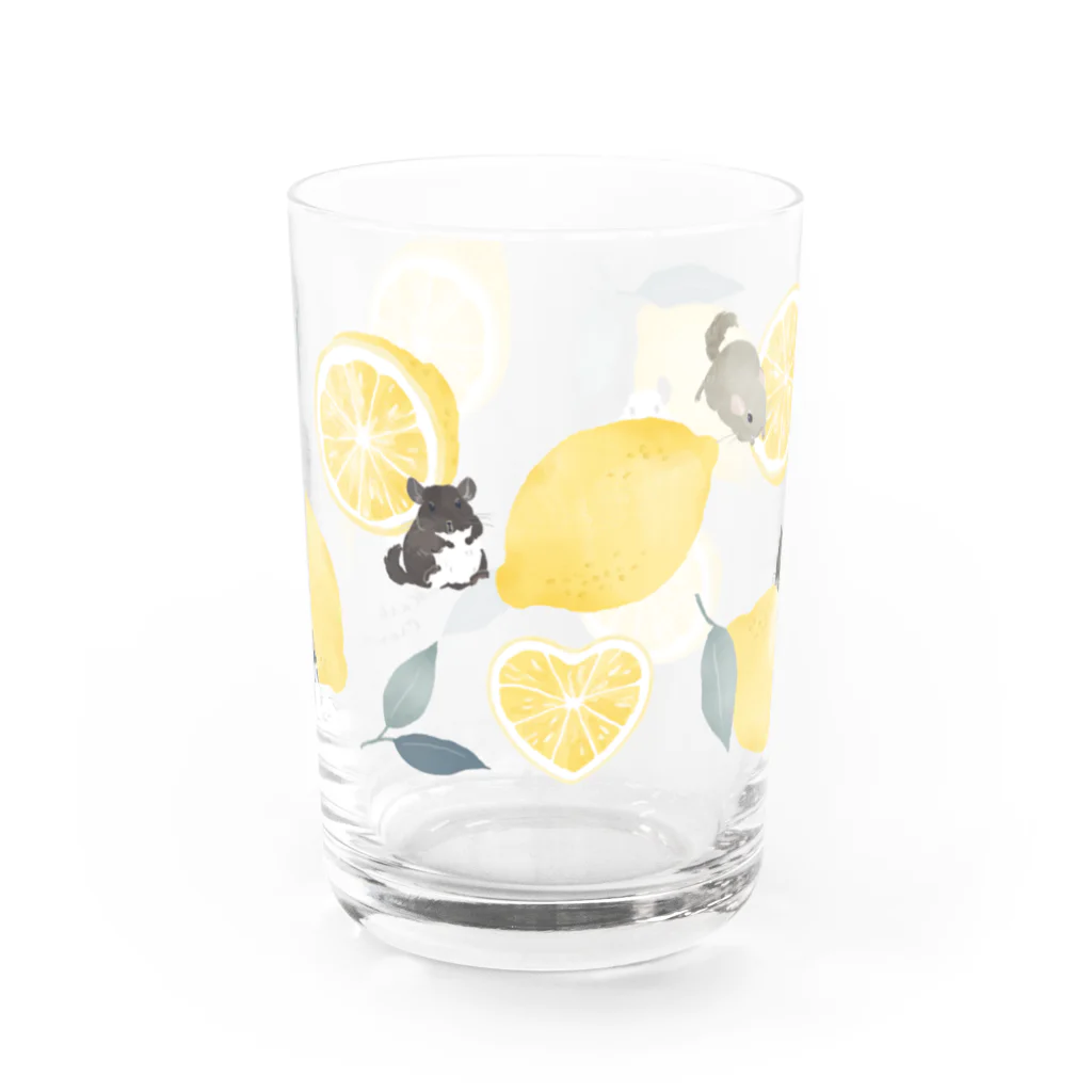 チンチラ雑貨MarkCrownのチンチラ Lemon Water Glass :front