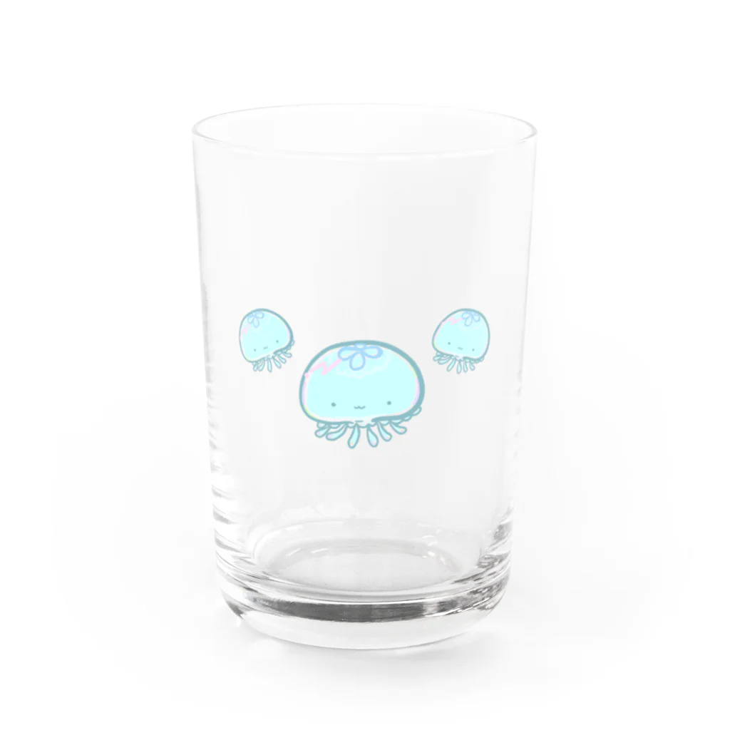 おもちしょっぷのくらげぶらざーず Water Glass :front