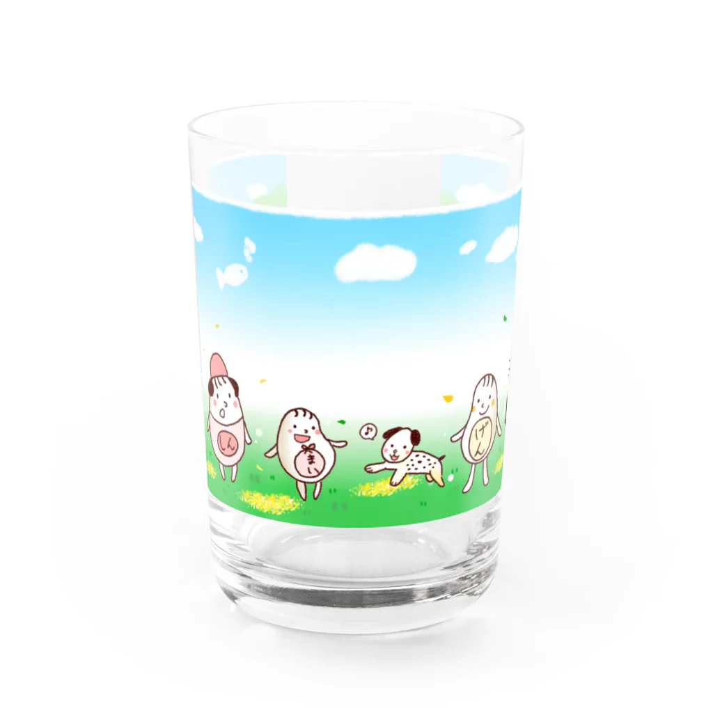 naturalkitchenmedakaのげんくん達の休日 Water Glass :front