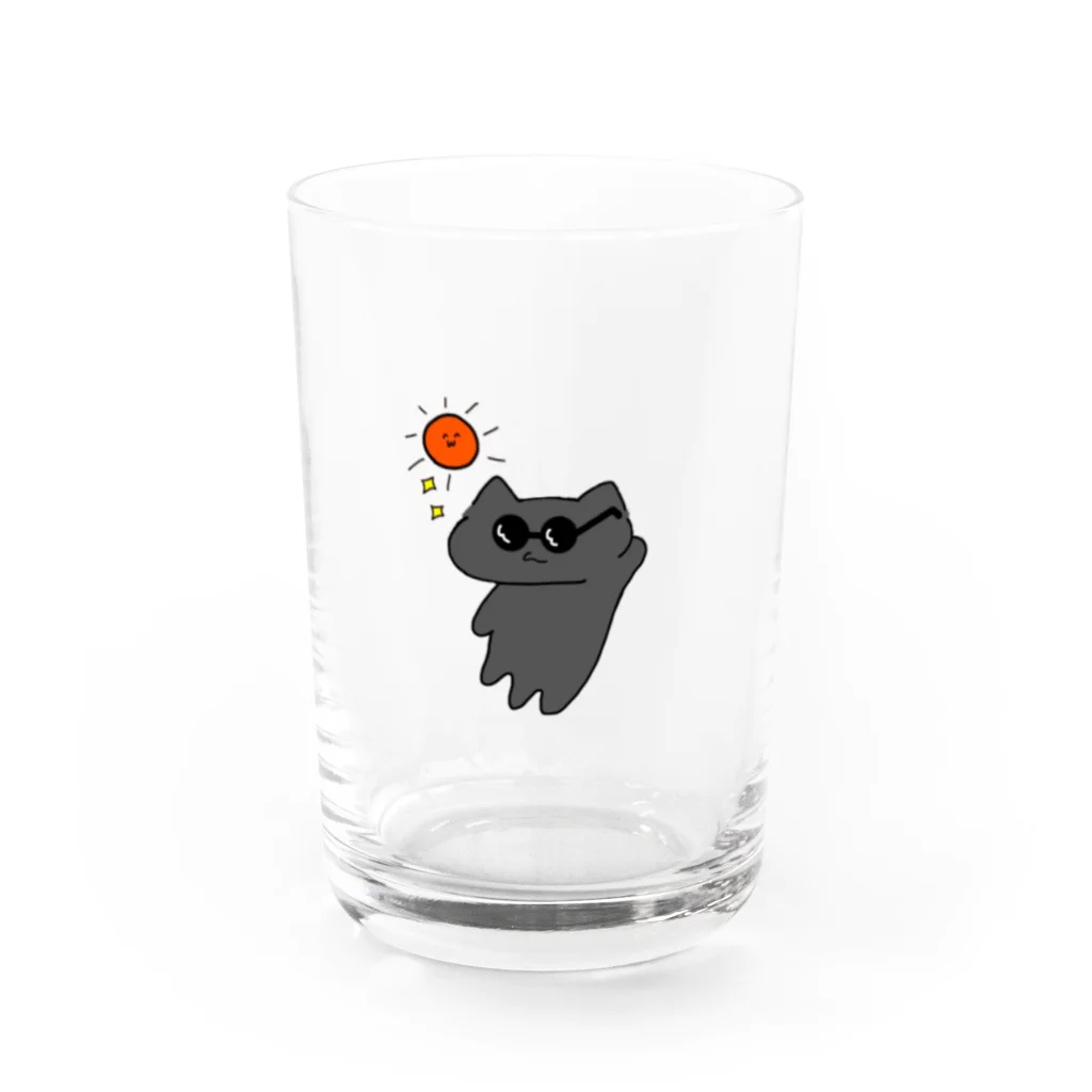 ennuのじゅるねこだって日焼けするもん Water Glass :front