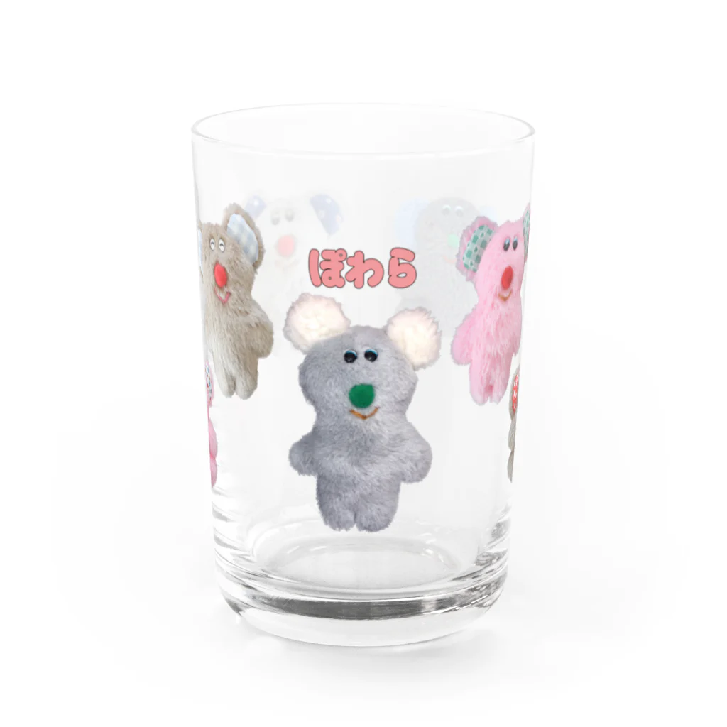 むにゅのいろんなポワラ Water Glass :front