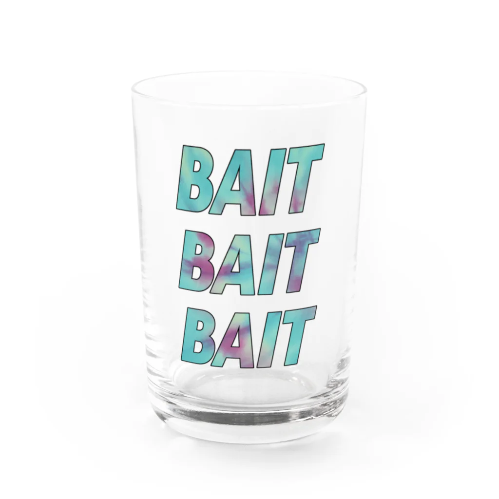 BASSHOMIESのBAITタイダイ柄 Water Glass :front