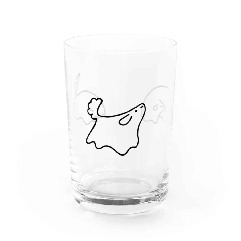 安眠ズSHOPのわんわん三兄弟 Water Glass :front