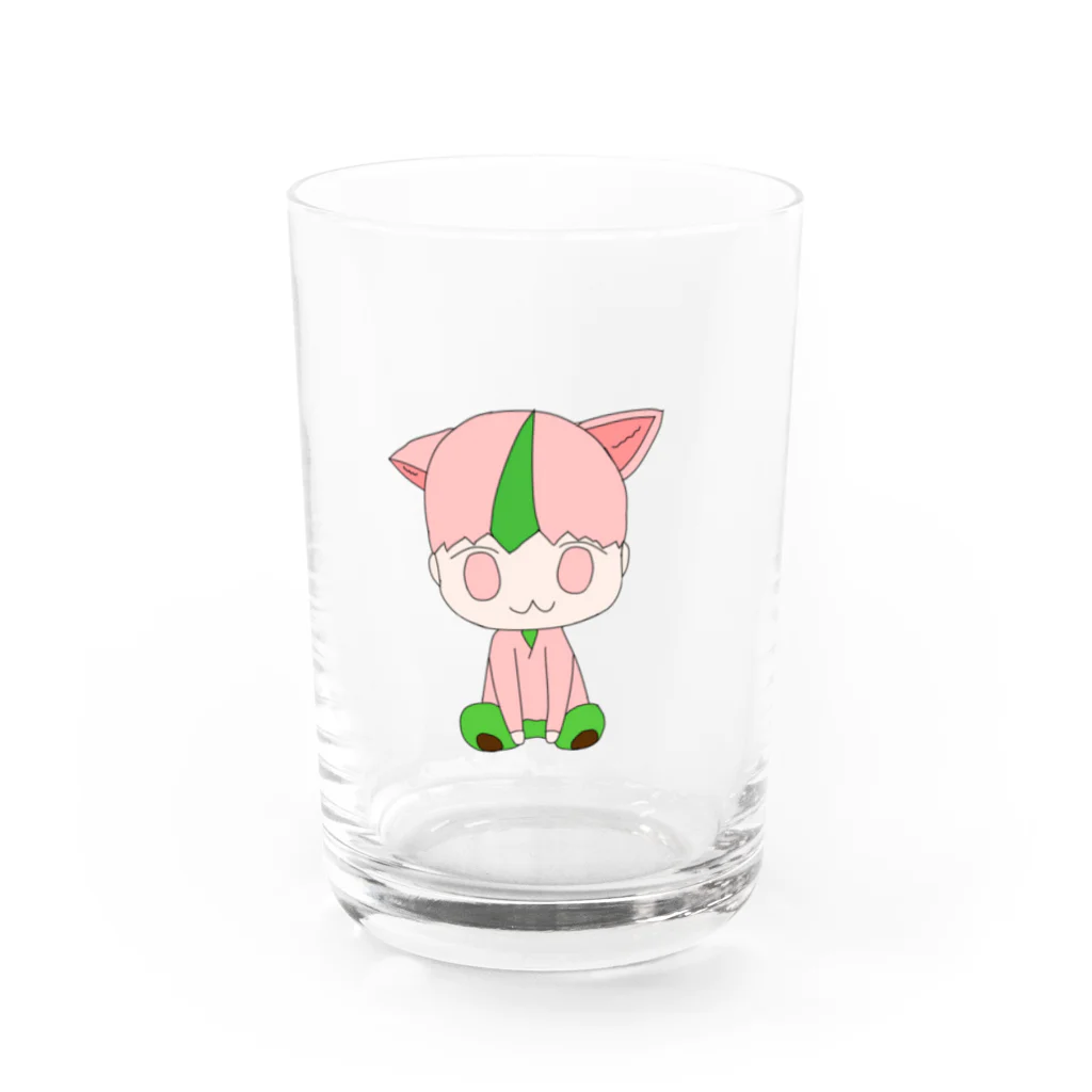 mochi ねこのmochi ねこ Water Glass :front