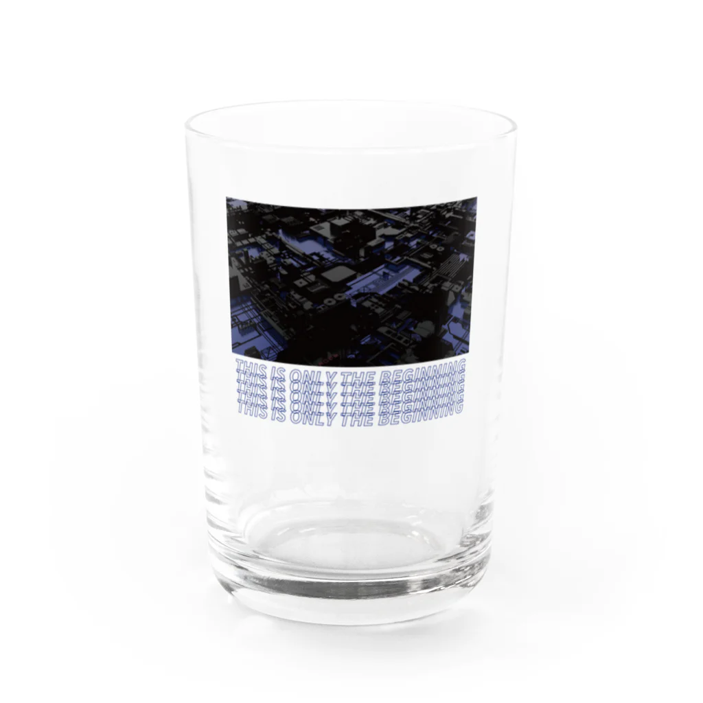 LGCのTHIS IS ONLY THE BEGINNING Water Glass :front