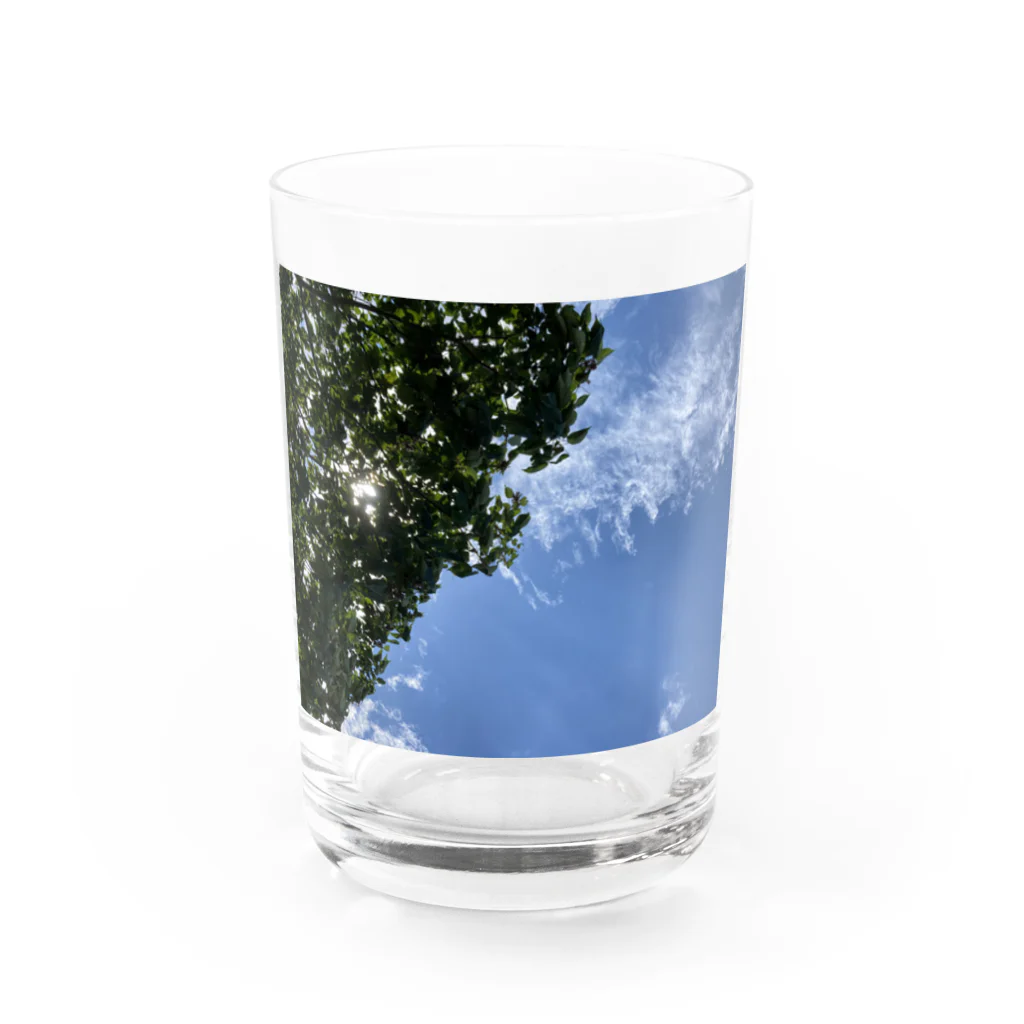 TENTENの湖上の青空 Water Glass :front