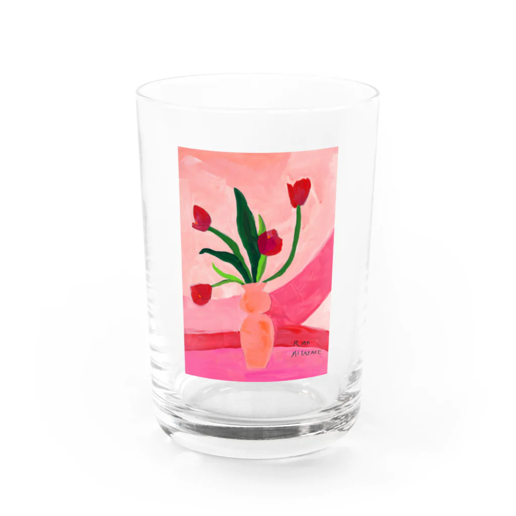 宮嵜 蘭の優しくてたのしい Water Glass :front