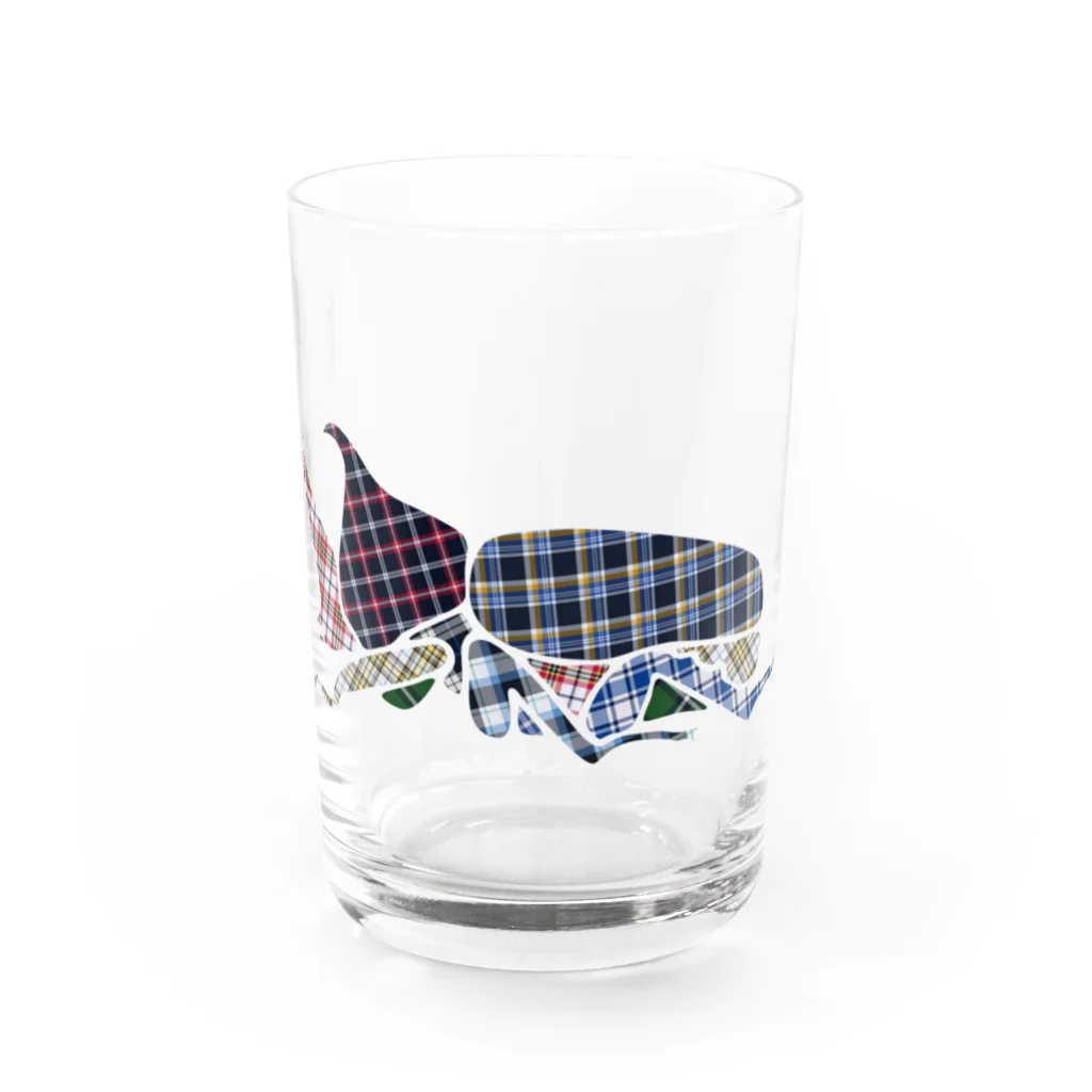 flatcoatedretrieverのbeetle Water Glass :front