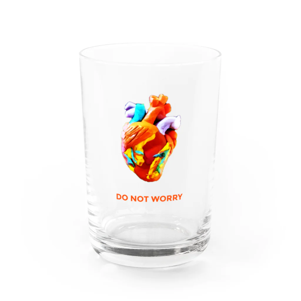 sheknowの心臓  Heart Water Glass :front