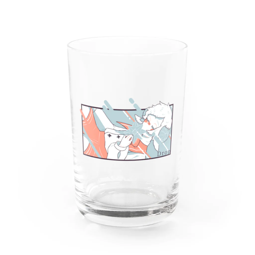 野花朔のDrop. Water Glass :front