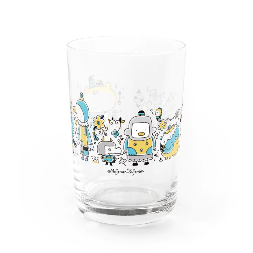 morinokujira shopのMOJIRANKUJIRAN　青金銀なやつ Water Glass :front
