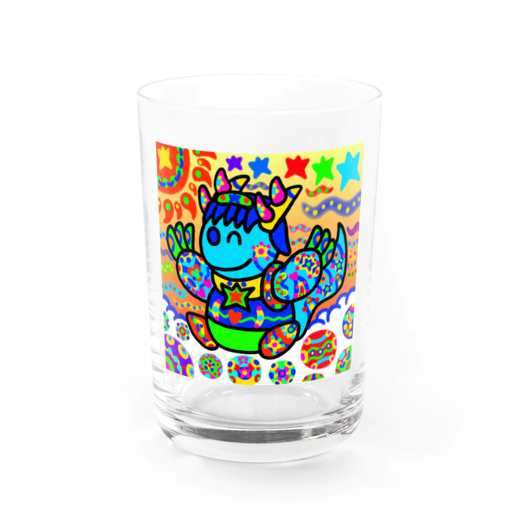 どりほぷの青龍 Water Glass :front