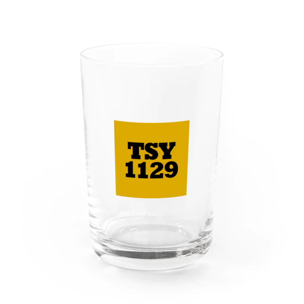 TSY1129のTSY1129ロゴ Water Glass :front