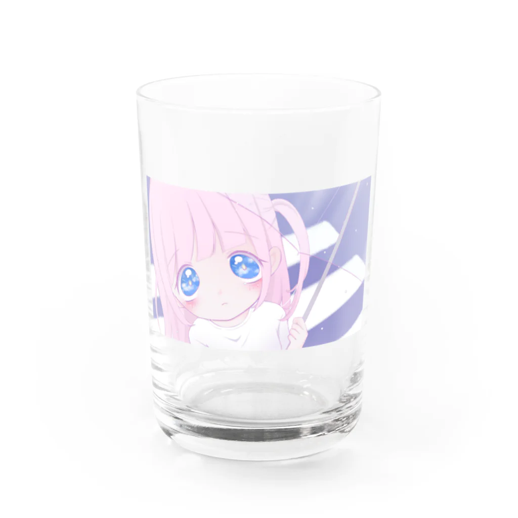 天の河ちゃるんの雨が止んで、 Water Glass :front