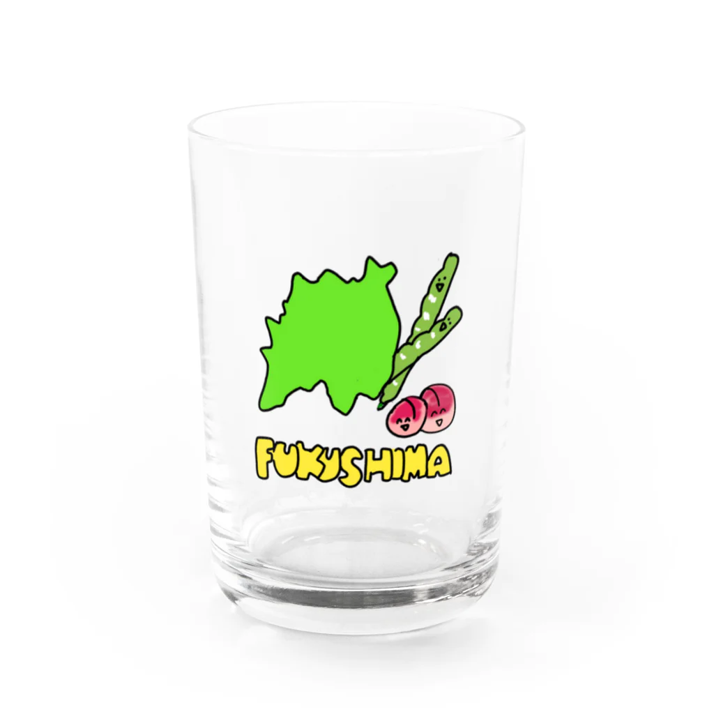 それいゆの勝手に日本応援シリーズ（福島） Water Glass :front