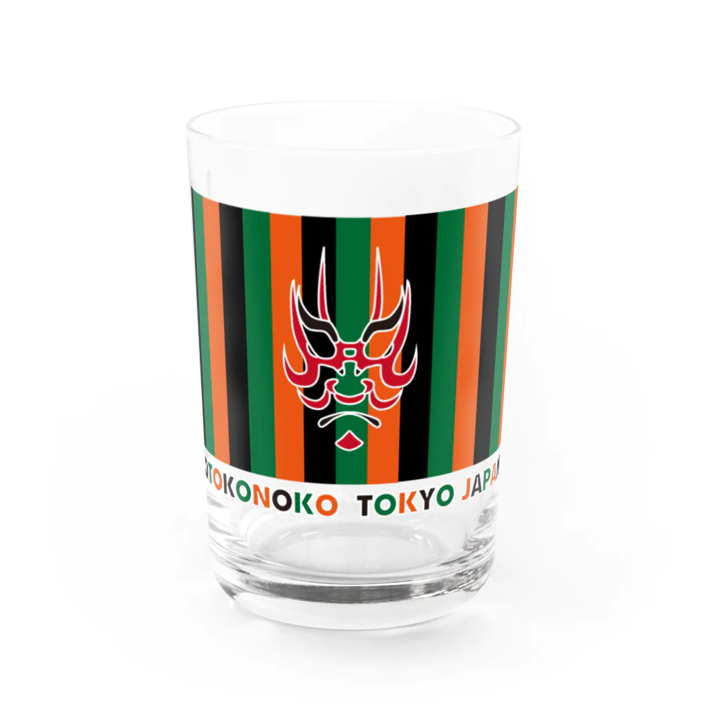 OTOKONOKOTOKYOJAPANの江戸歌舞伎-ichimuraza- Water Glass :front