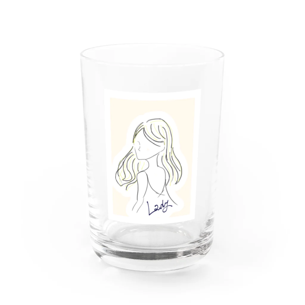 Ladybirdのgirl.2 Water Glass :front