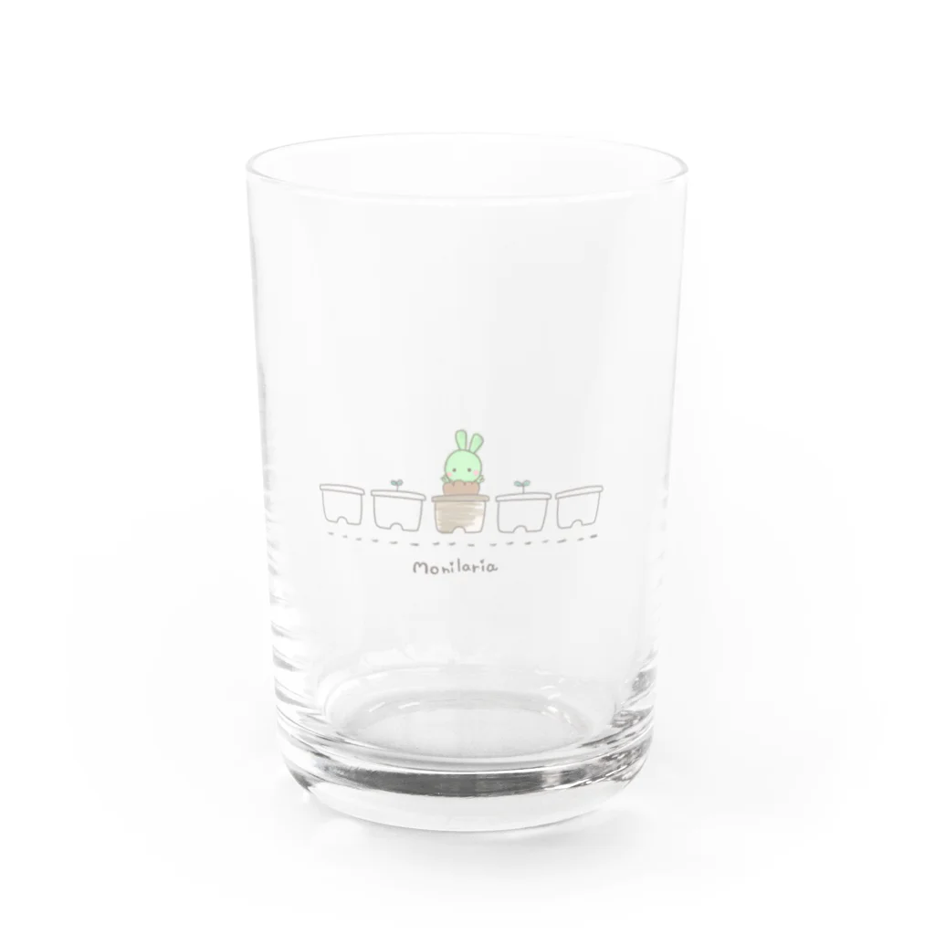 usapotのもにちゃんの植木鉢 Water Glass :front