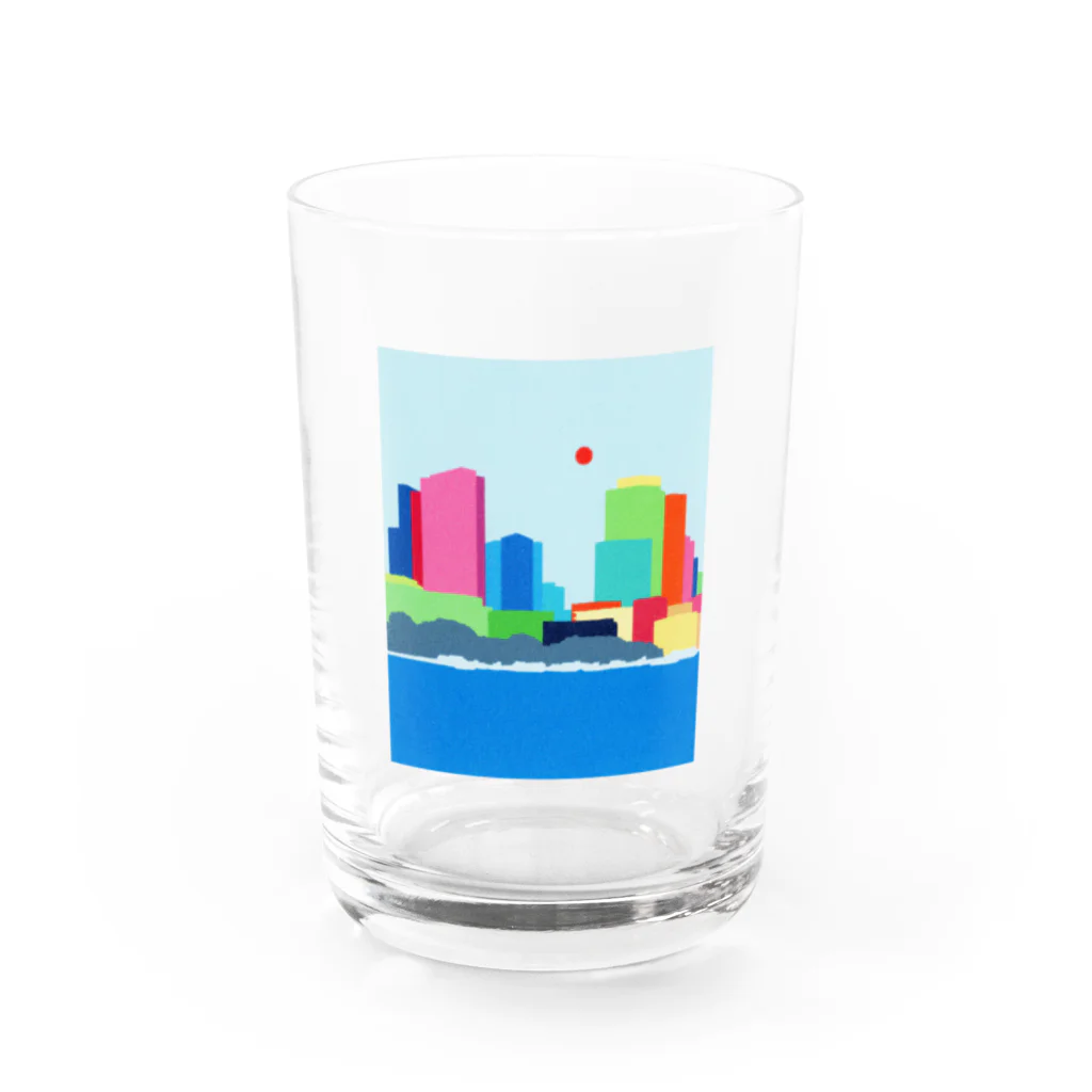 梅雨明けshopの港街の Water Glass :front