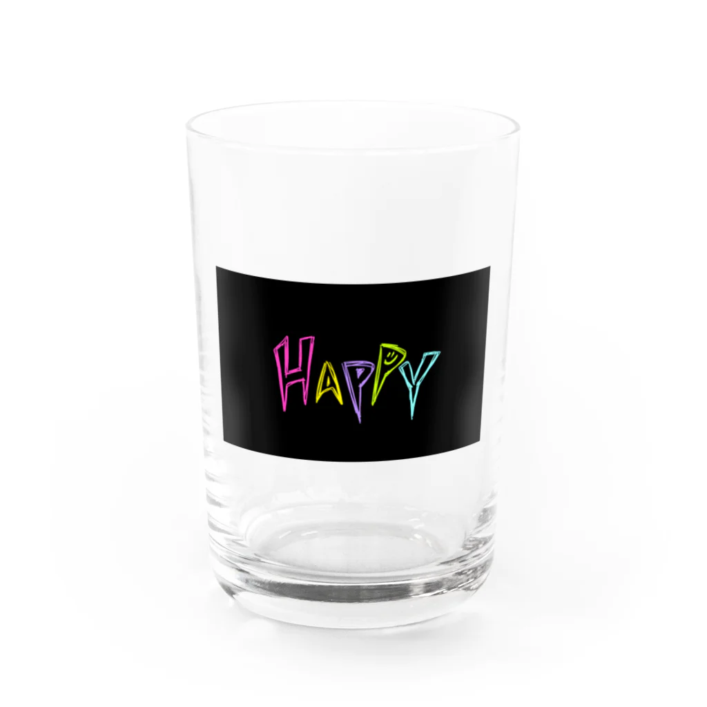 はちよんごのHAPPY Water Glass :front