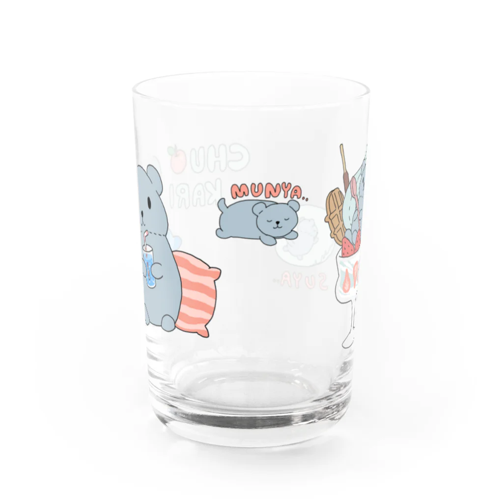 ねずみのちゅーかり Water Glass :front