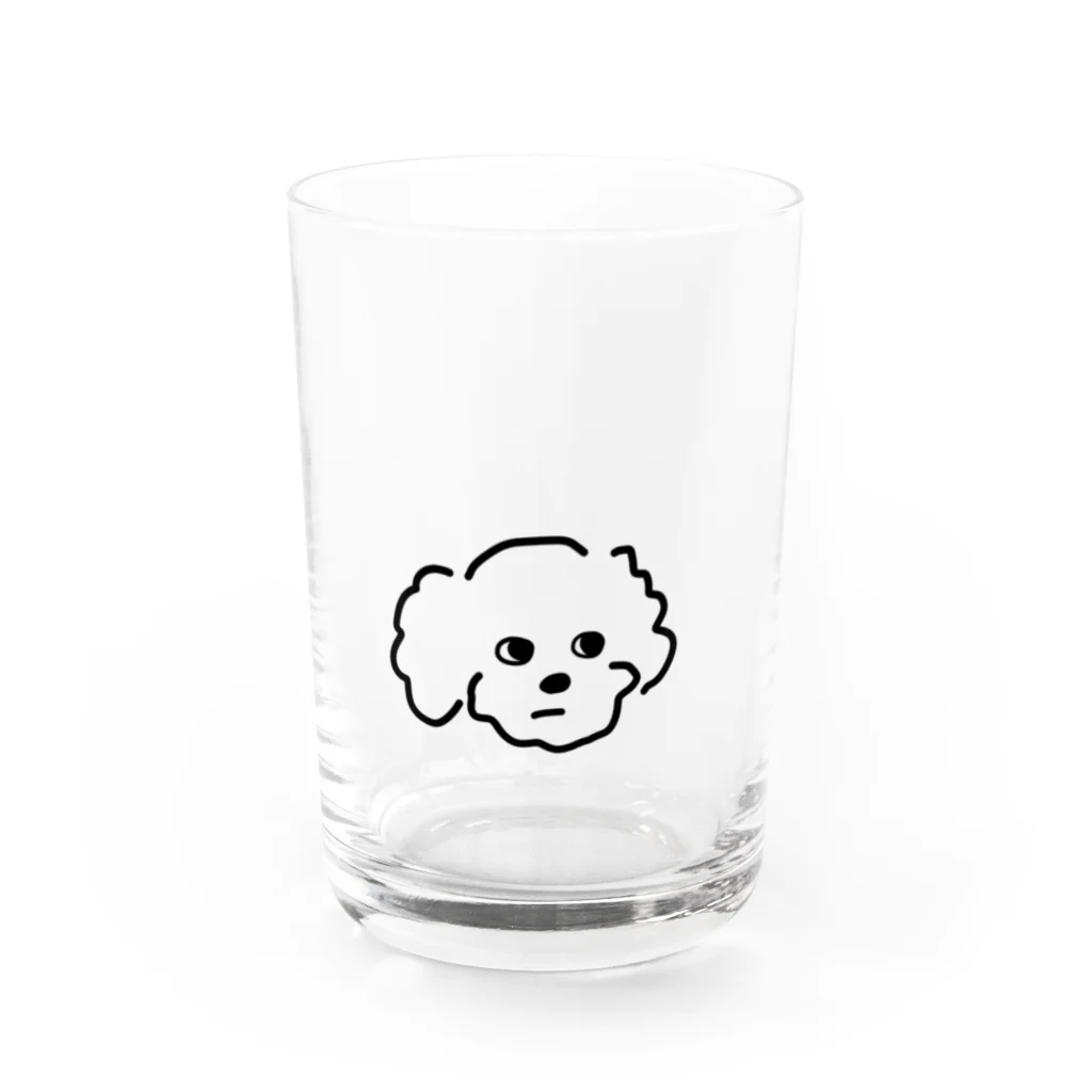 かぷのにらむいぬ Water Glass :front