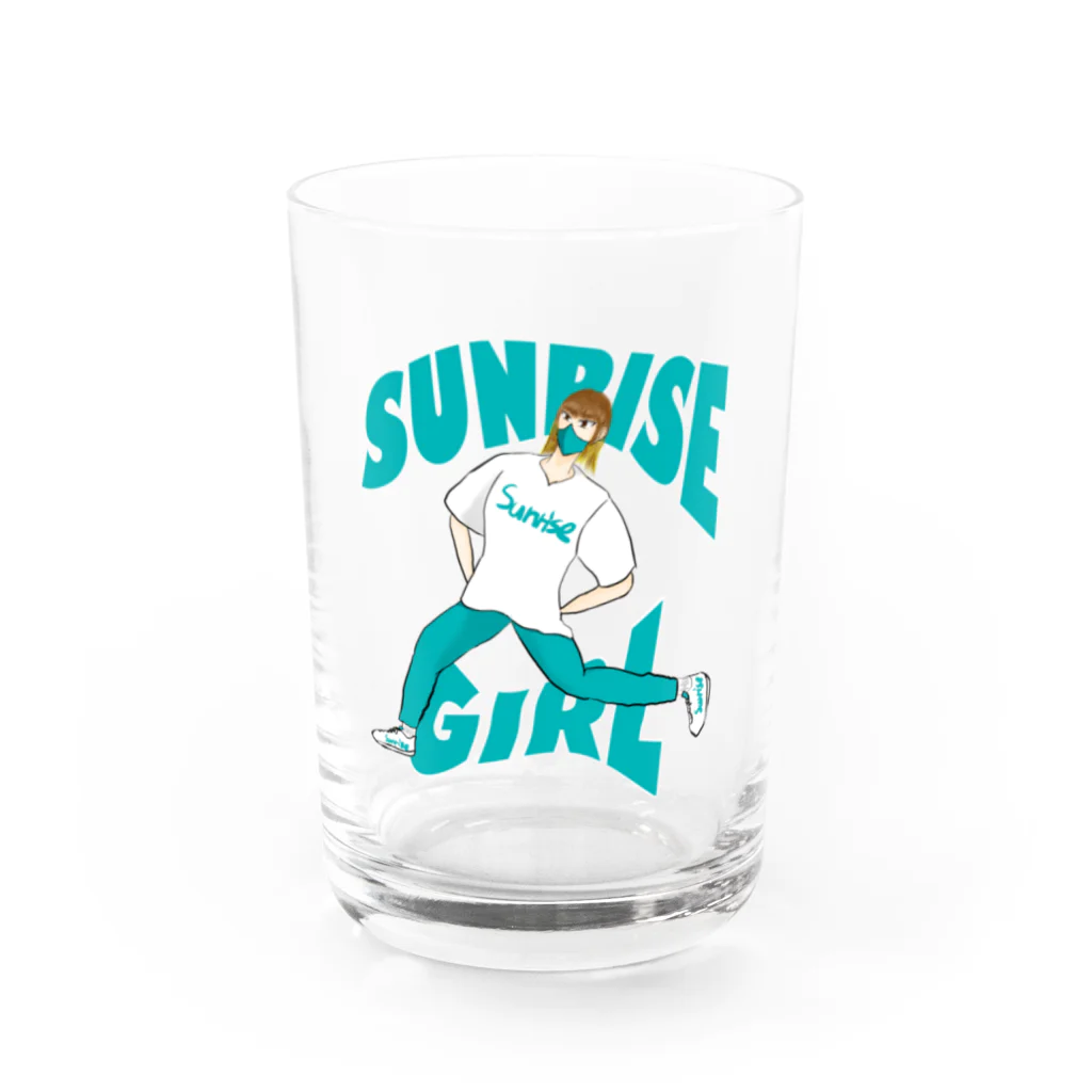 SunriseのSunrise girl グラス前面