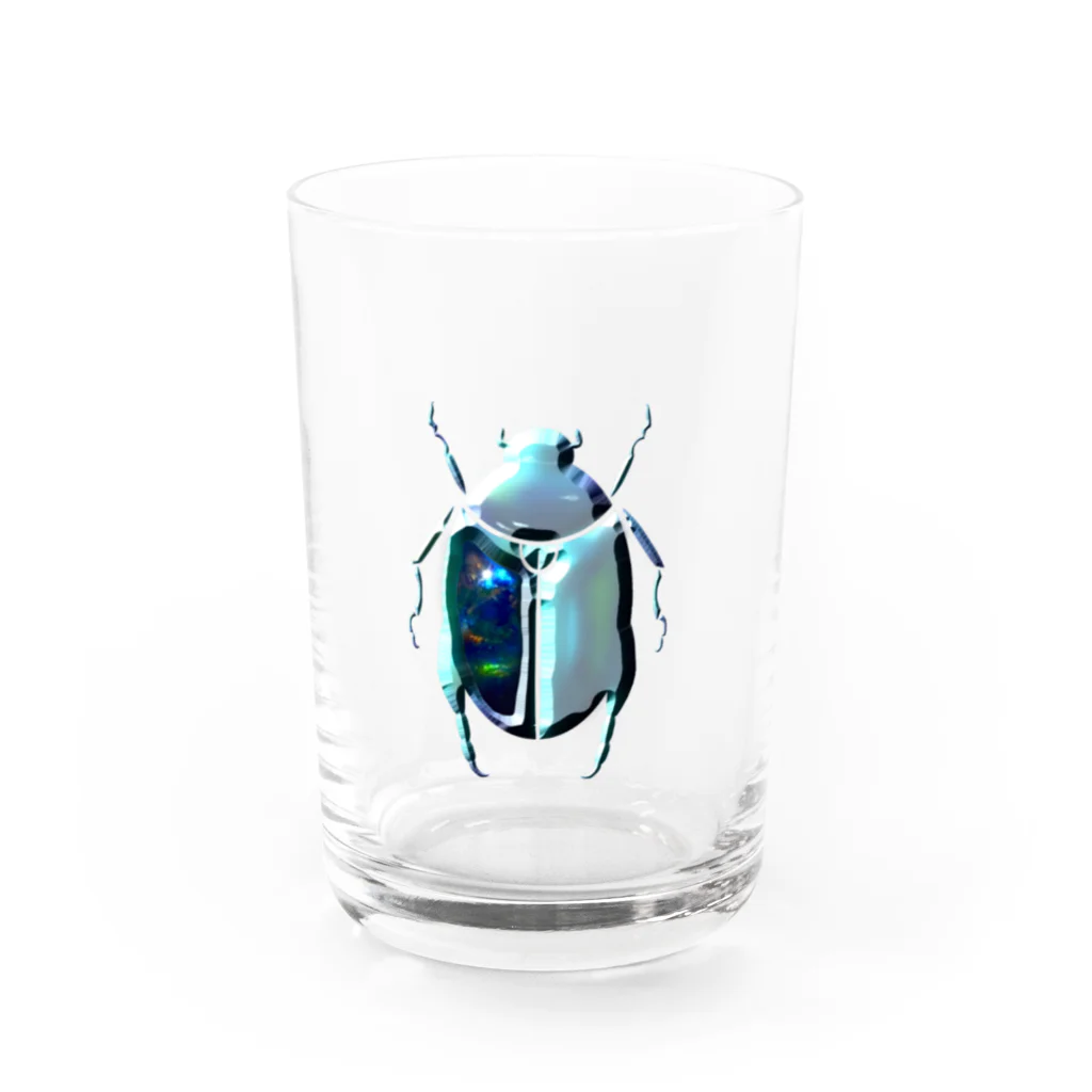 リゲル≒アルゲバルのオパールコガネムシ Water Glass :front