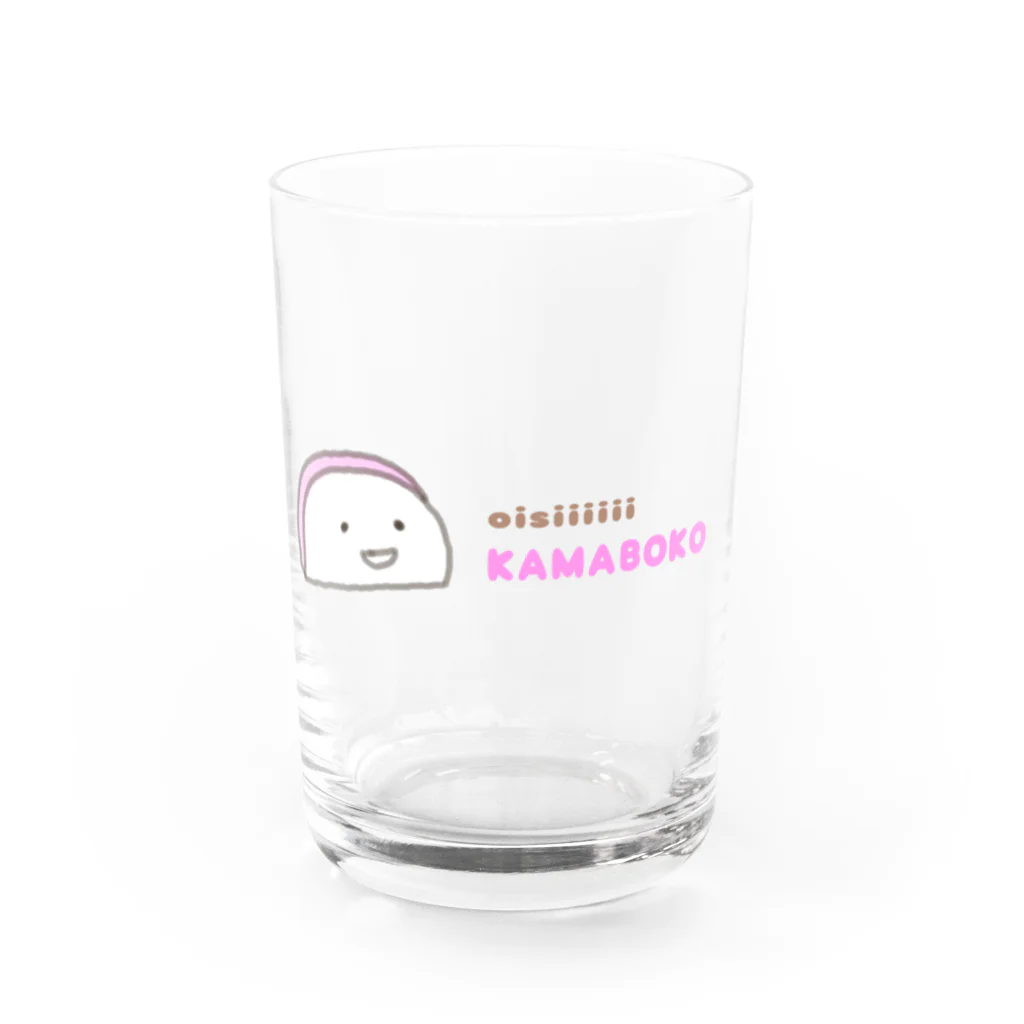 わらびやの　おいしいかまぼこ Water Glass :front