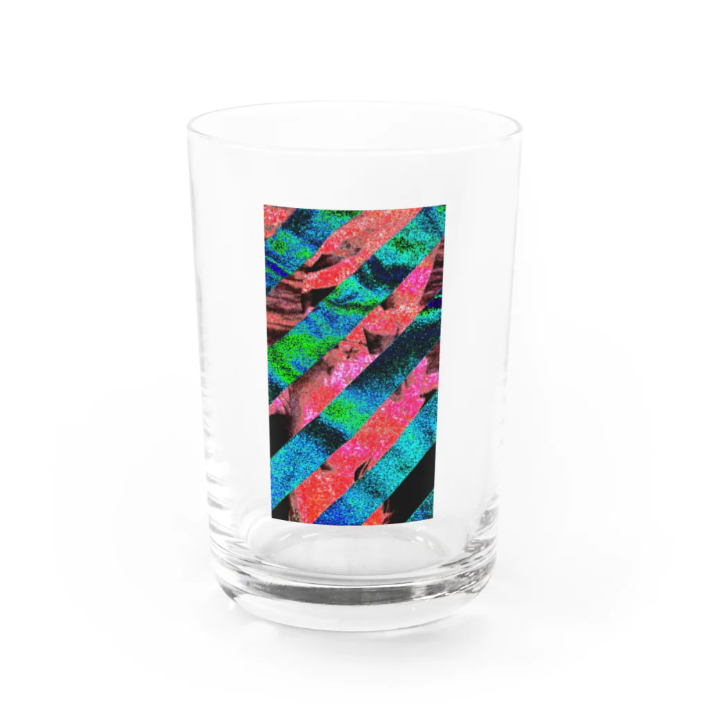 gpjt_753-dmのサイケ風 Water Glass :front