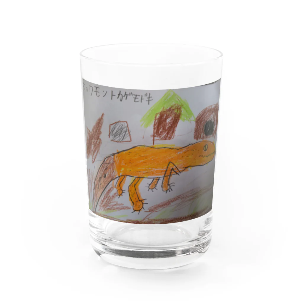 いきものショップのレオパのみかんちゃん Water Glass :front