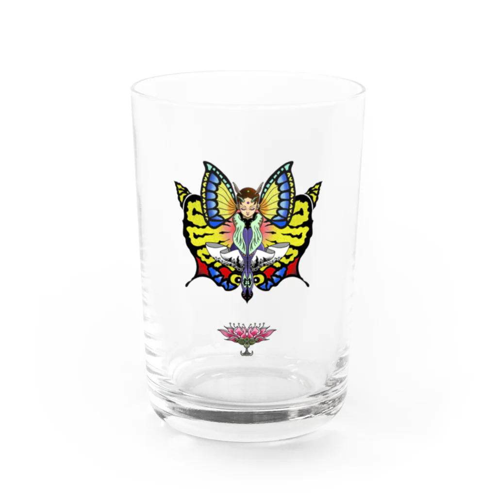 徳富 喜翔のアゲハチョウ Water Glass :front