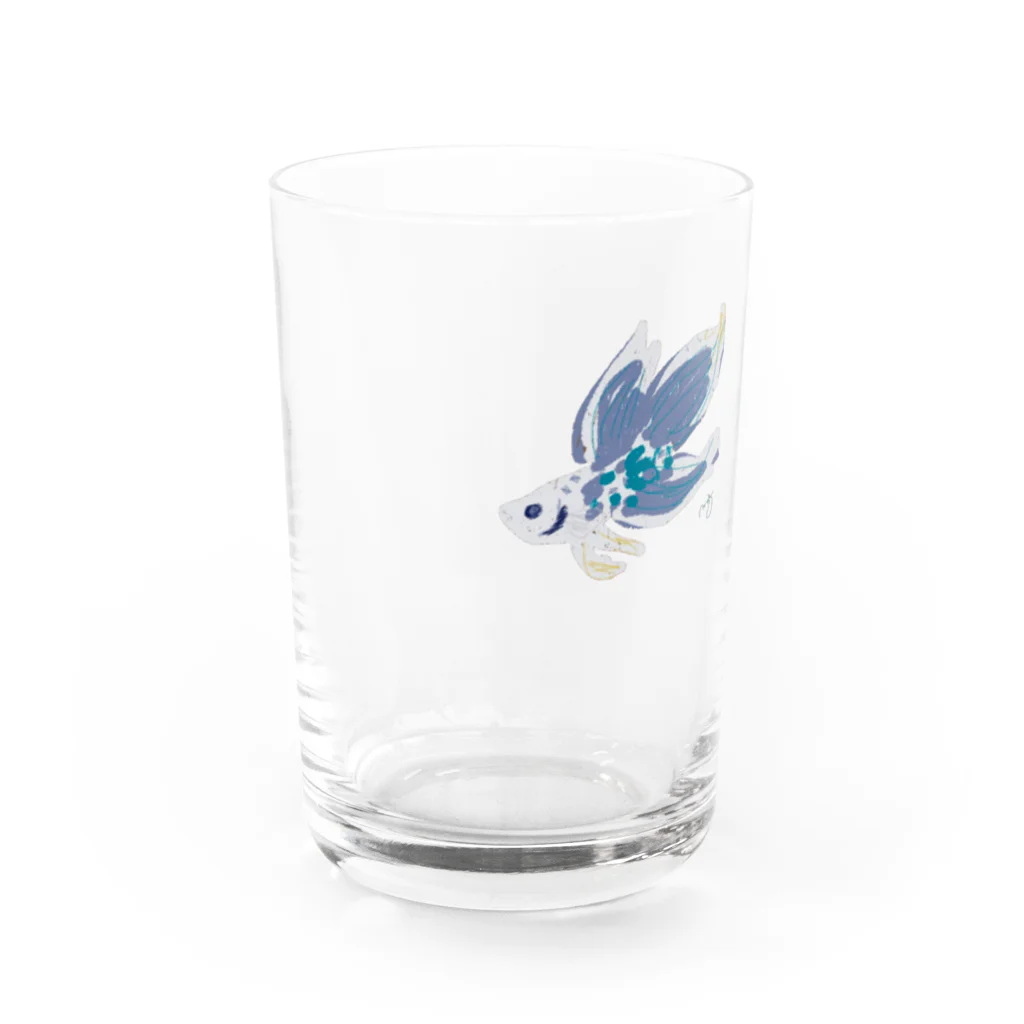 qqqqlmのベタちゃん Water Glass :front