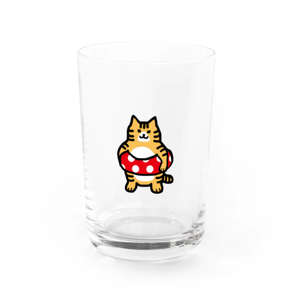 オガタミホのうきわーず　チャシロ Water Glass :front