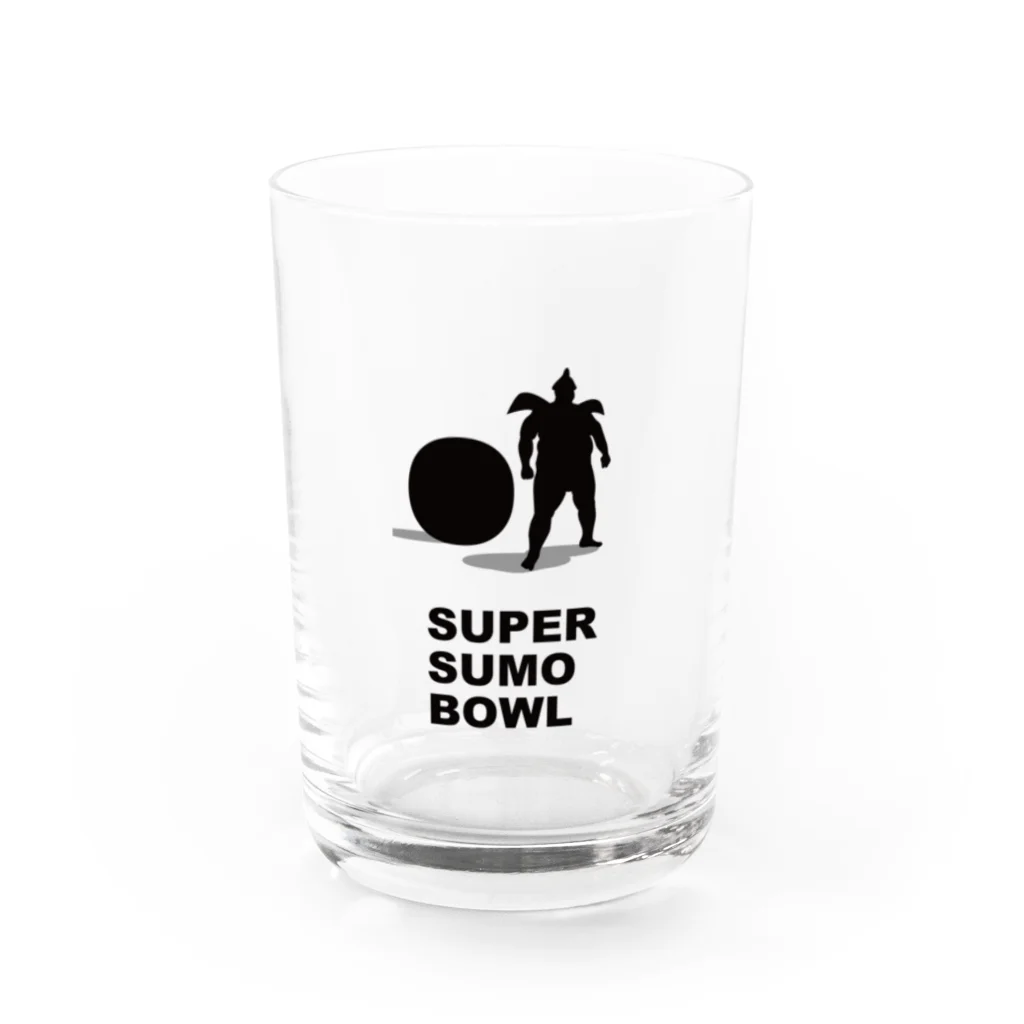 ガス抜けラジオぼったくり店のSUPER SUMO BOWL Water Glass :front