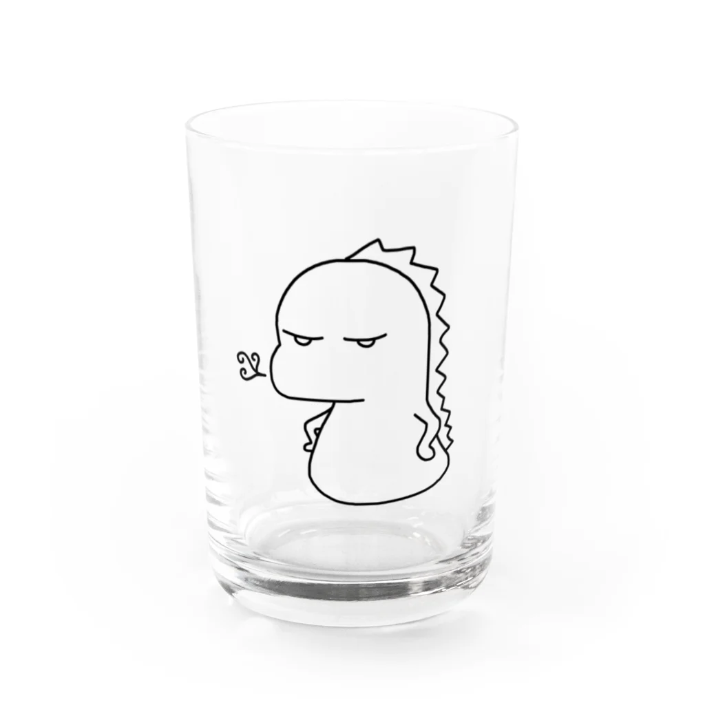 warisu.netのきょーりゅー Water Glass :front