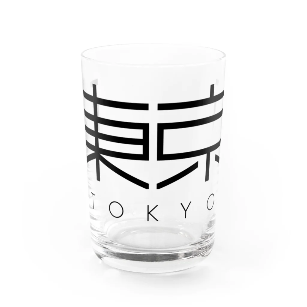 世界で遊ぼうZOO！の東京　TOKYO Water Glass :front