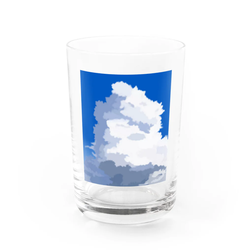 satoharuのもくもく積乱雲 Water Glass :front