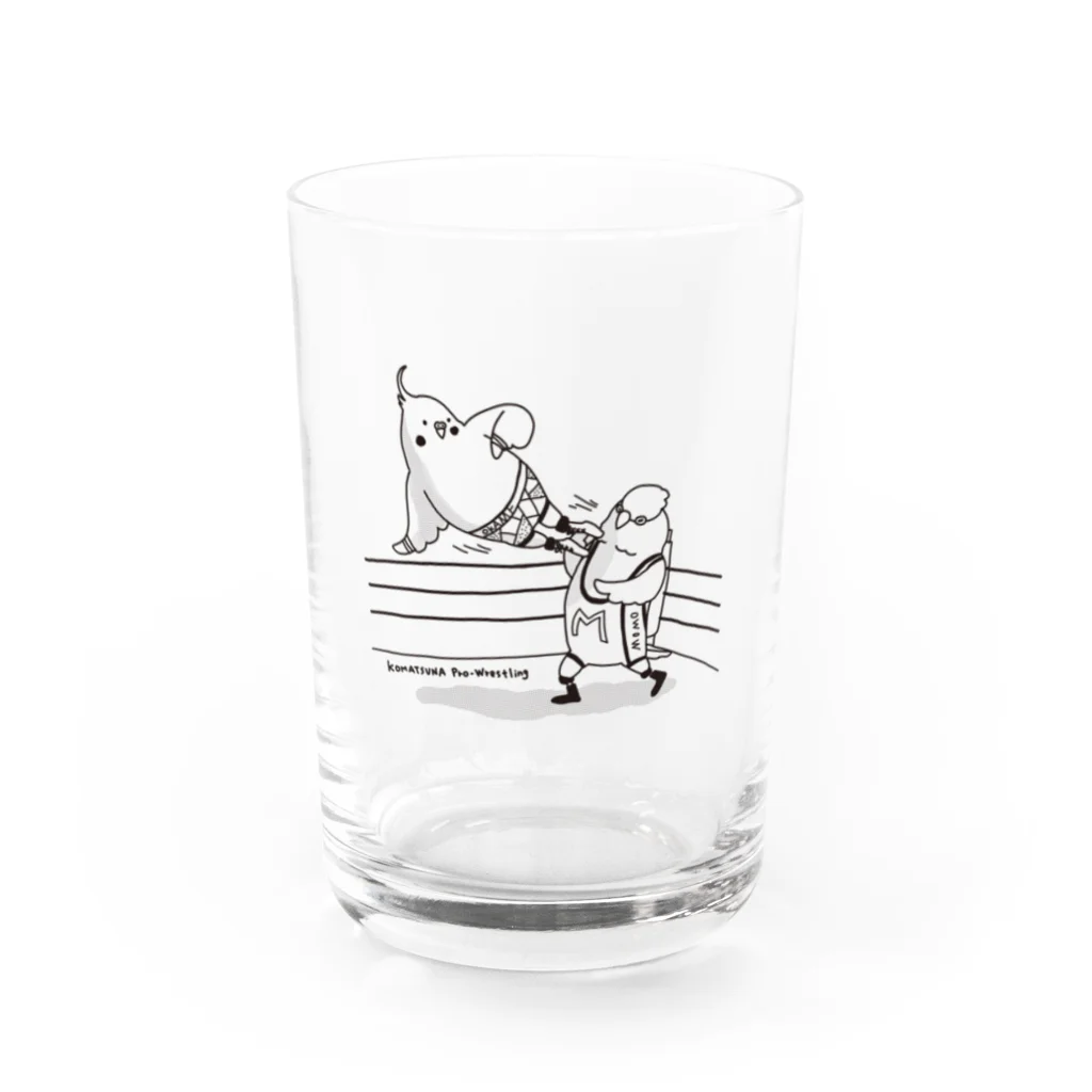 オグチヨーコのオカメさんドロップキック Water Glass :front