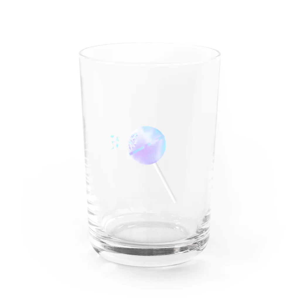 健康胞子のロリポップさん Water Glass :front