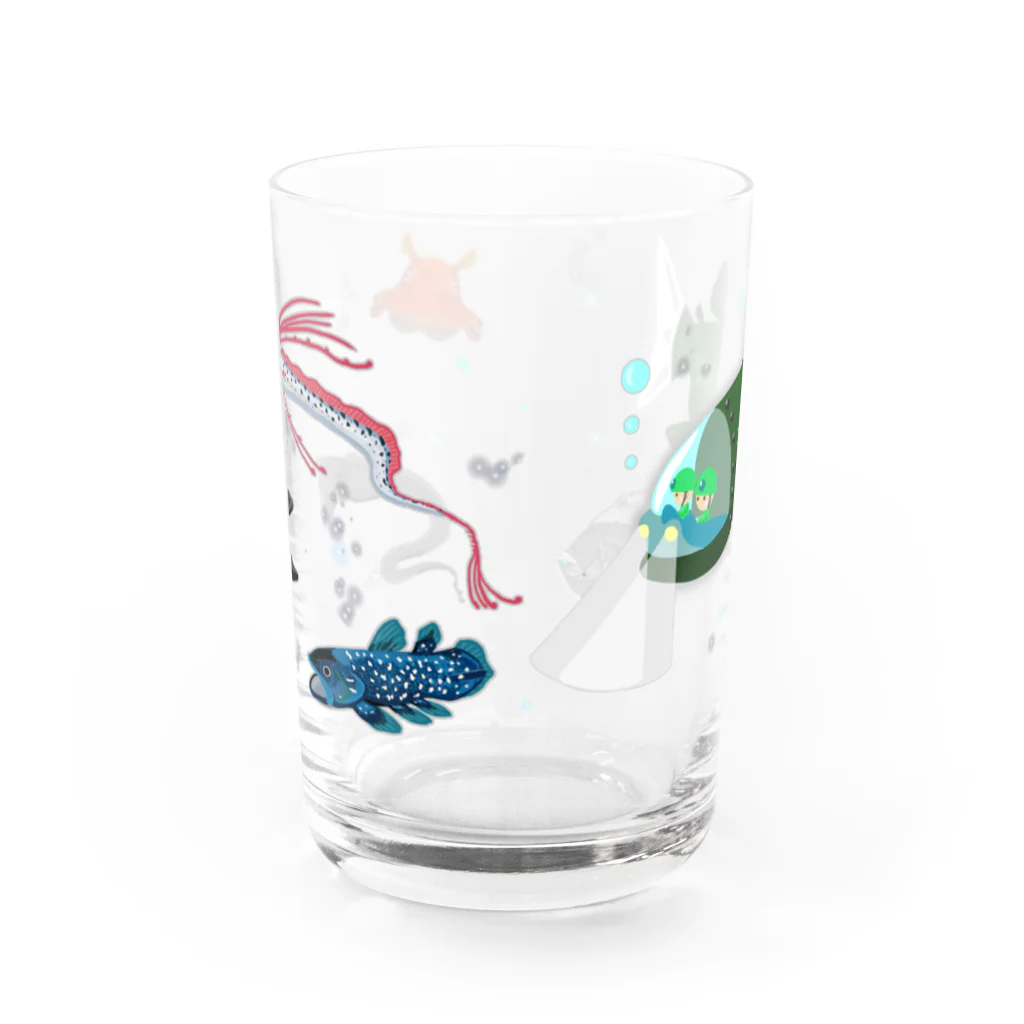 くいなの母の深海探検 Water Glass :front