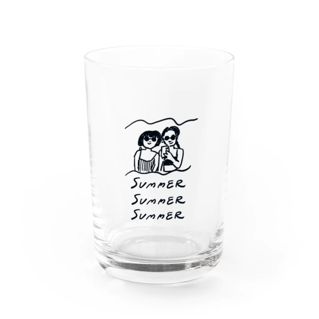 ミュータントモエのSUMMER SUMMER SUMMER Water Glass :front